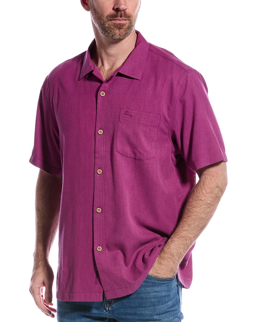 Tommy Bahama Coastal Breeze Check Silk-blend Shirt