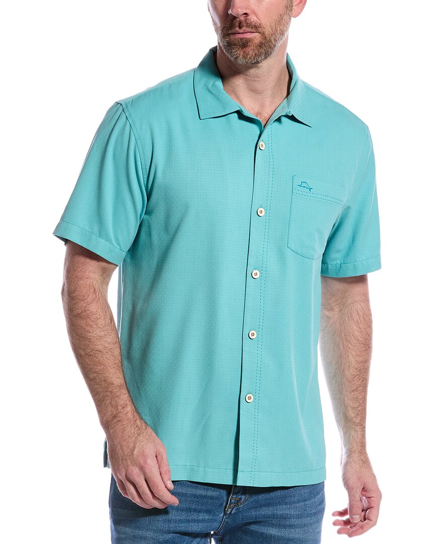 Tommy Bahama Coastal Breeze Check Silk-blend Shirt
