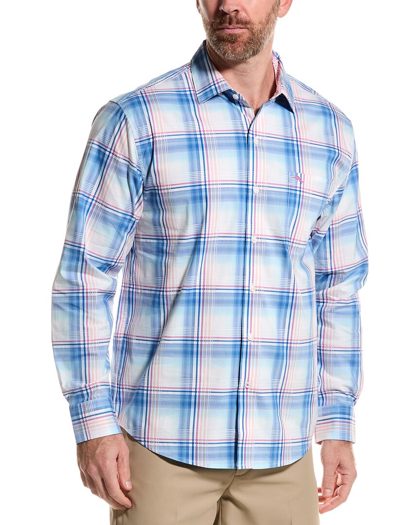 Tommy Bahama Sarasota Woven Shirt In Blue