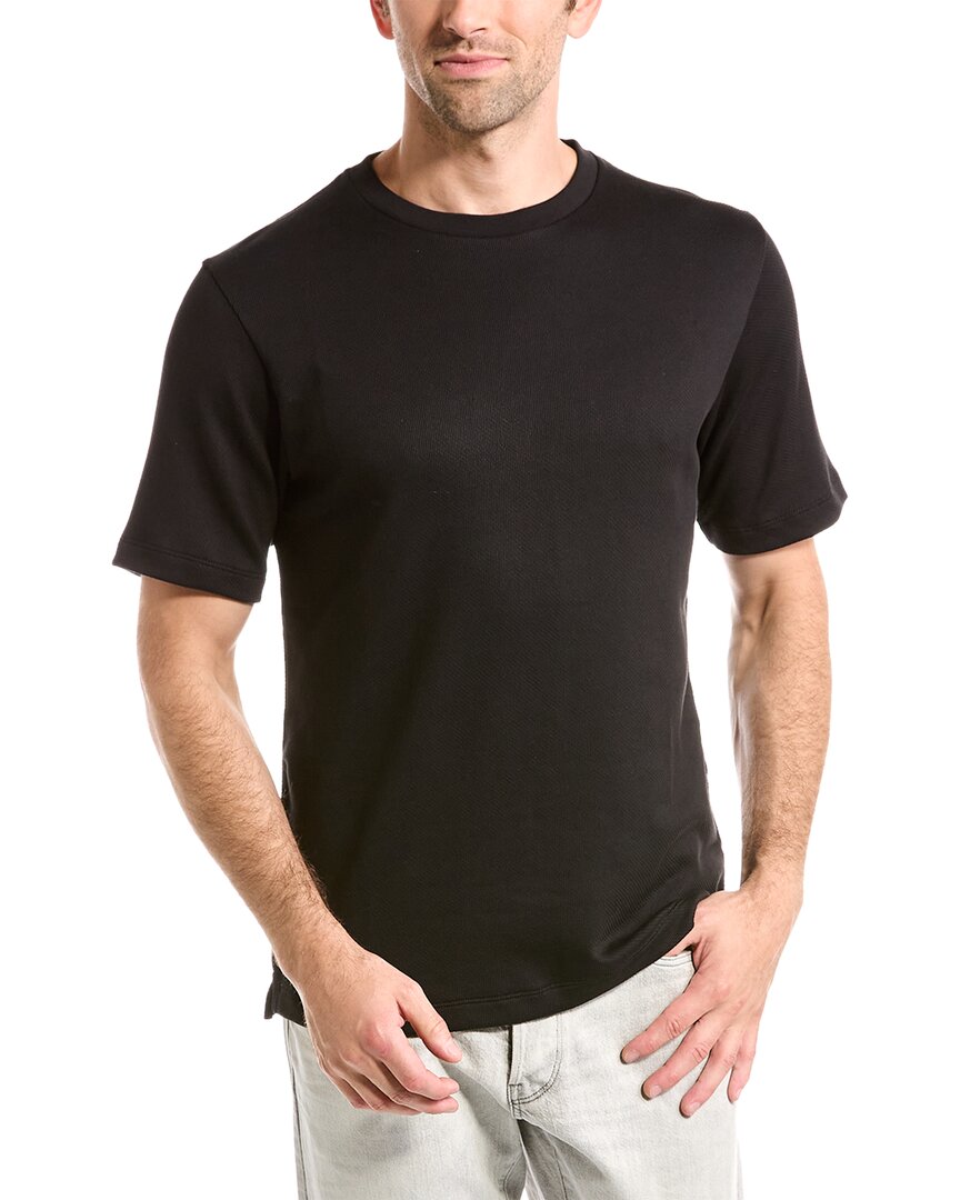 Theory Essential Crewneck Short Sleeve Tee In Black