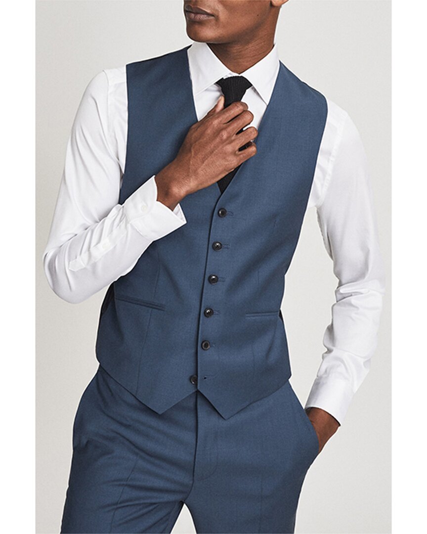 Reiss Extra Vest In Blue