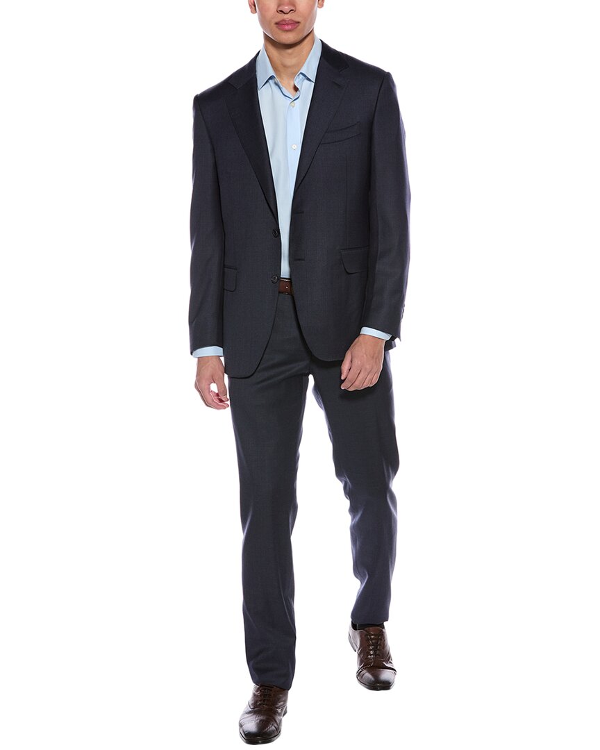 Canali 2pc Wool Suit In Grey