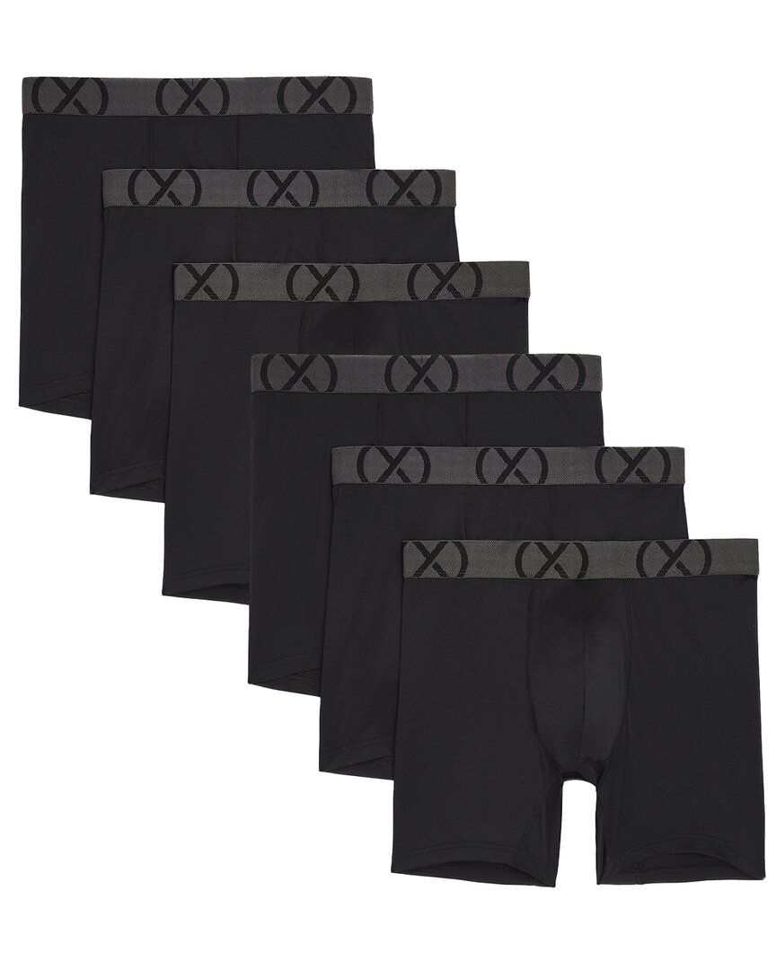 2(x)ist Set Of 6 Sport Mesh Boxer Brief