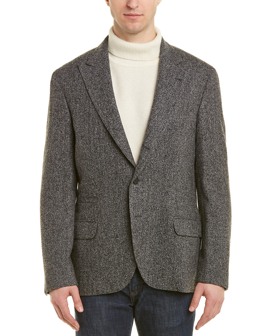 Image of Brunello Cucinelli Wool & Silk-Blend Blazer