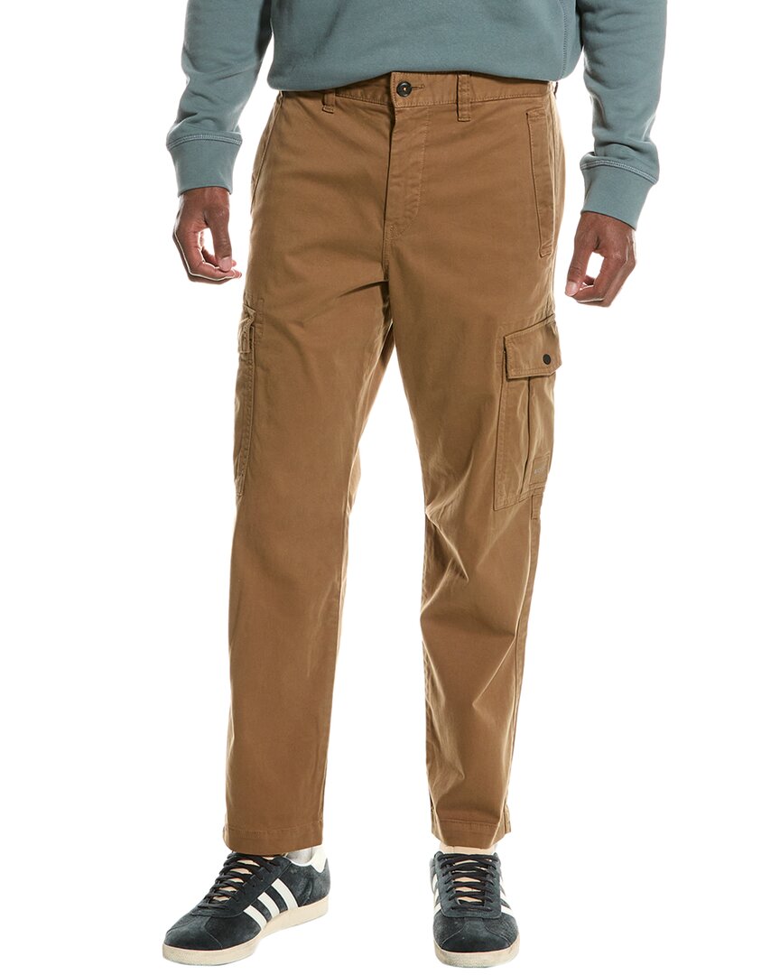 Shop Hugo Boss Boss Sisla Cargo Pant In Brown