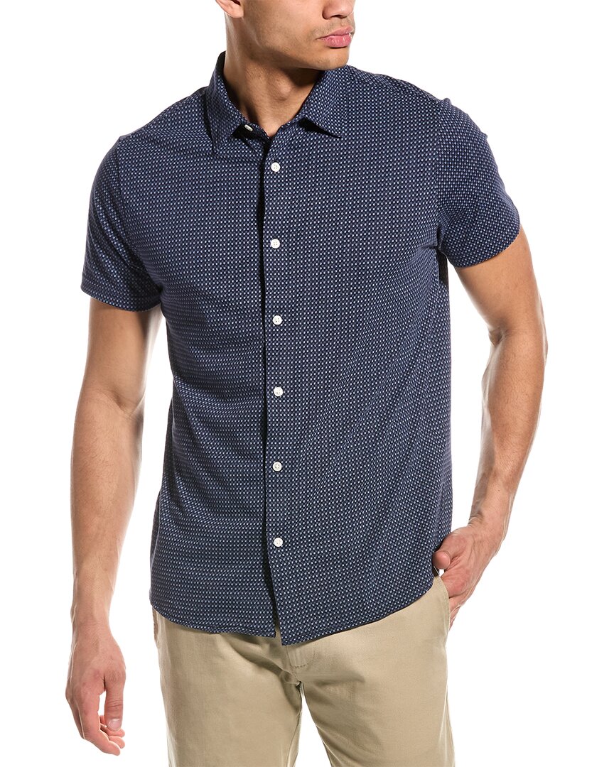 Shop Slate & Stone Knit Shirt In Blue