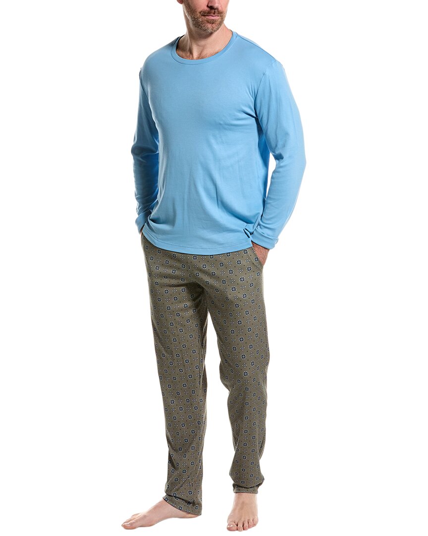 Hanro 2pc Pajama Set In Grey