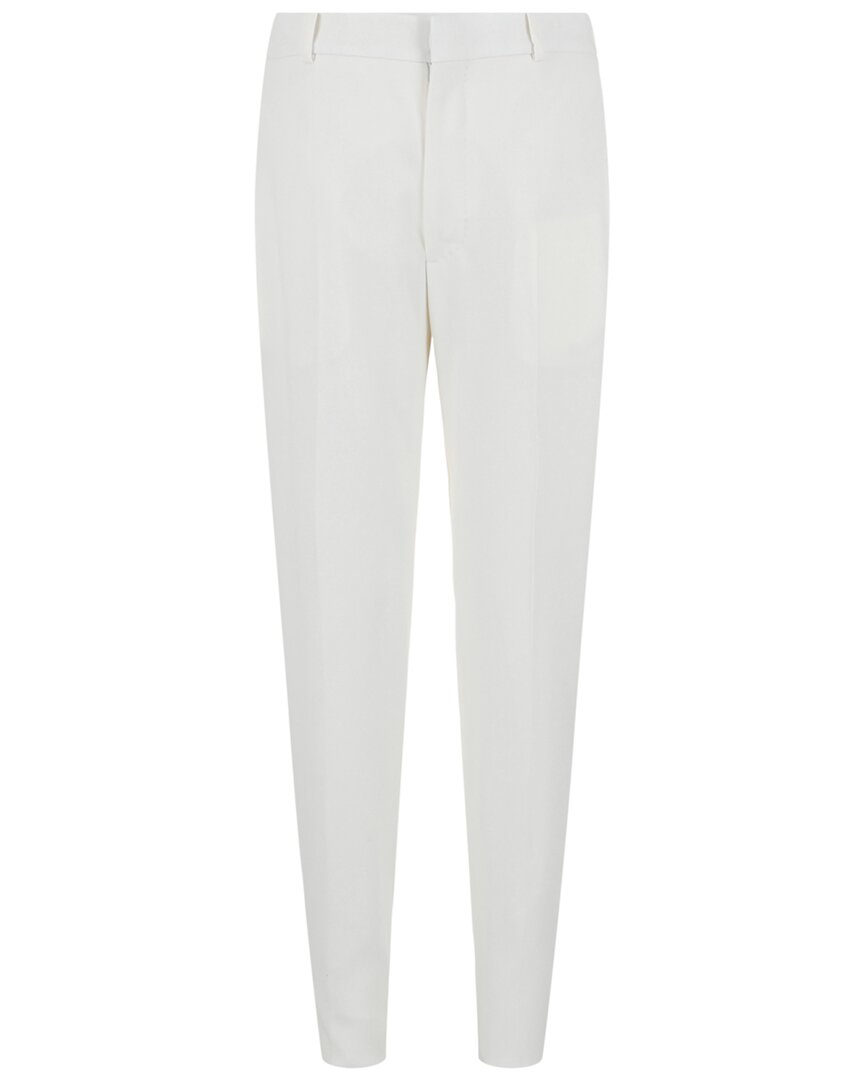 Alexander Mcqueen Cigarette Trousers Man Pants Ivory Size 36 Wool