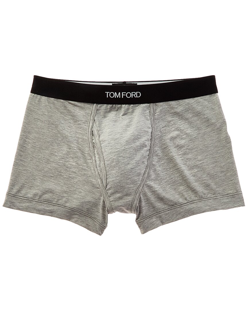 Shop Tom Ford 2pk Boxer Briefs In Grey