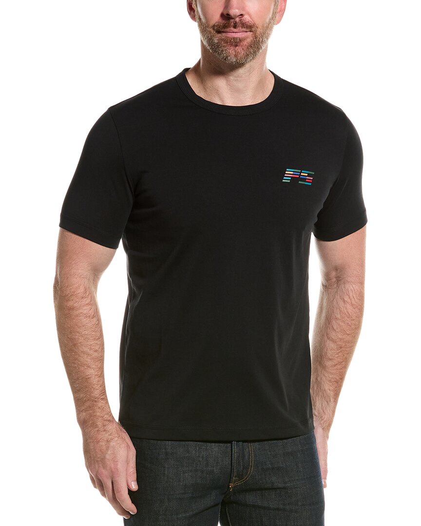Ps By Paul Smith Regular Fit T-shirt In Black