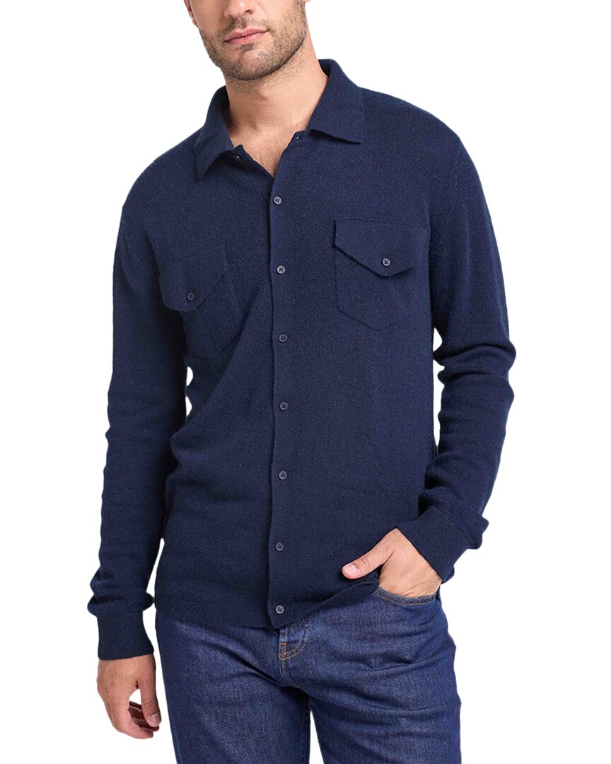 Maison Heritage Cashmere Sweater In Blue