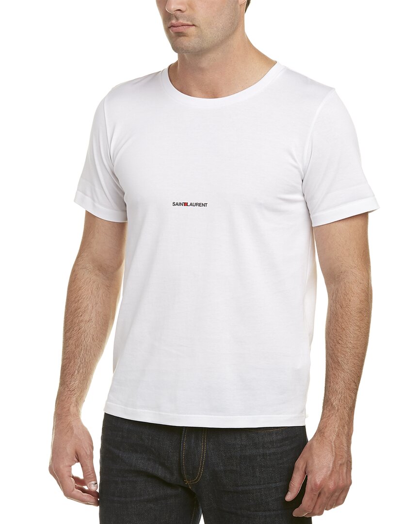 Saint Laurent Logo-print Cotton T-shirt