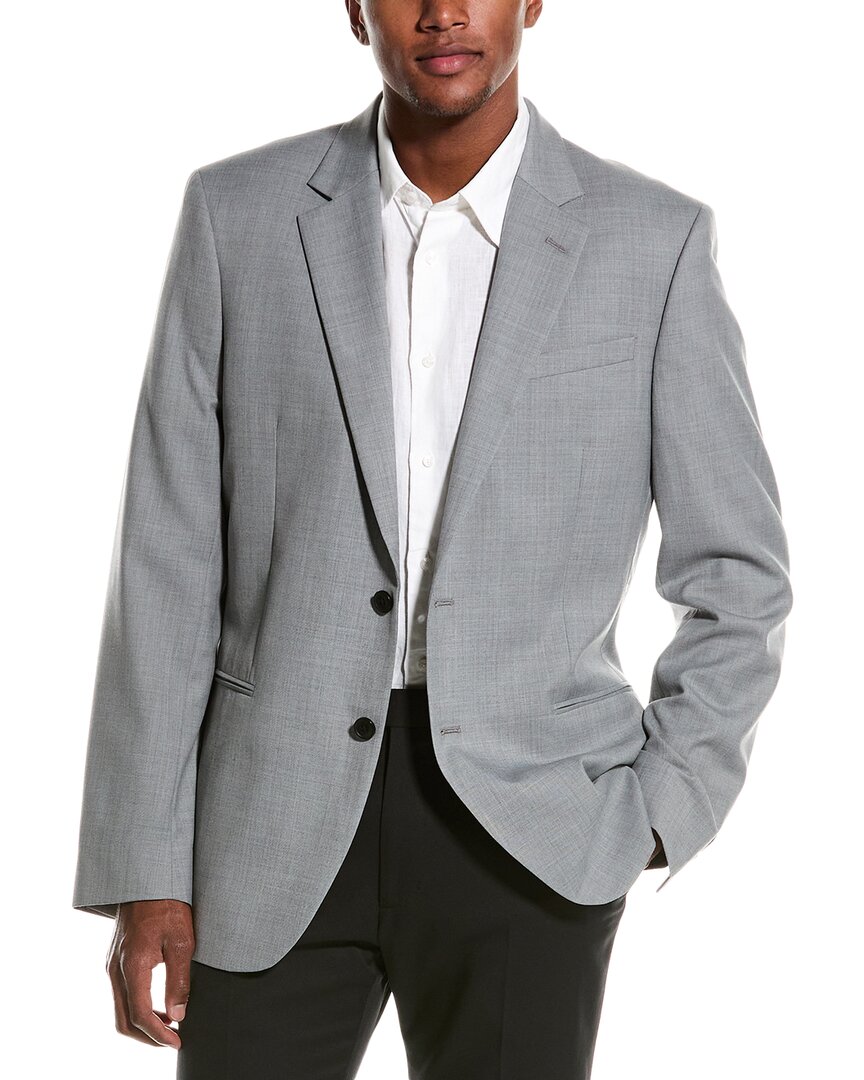 Reiss Field Wool-blend Suit Jacket In Grey