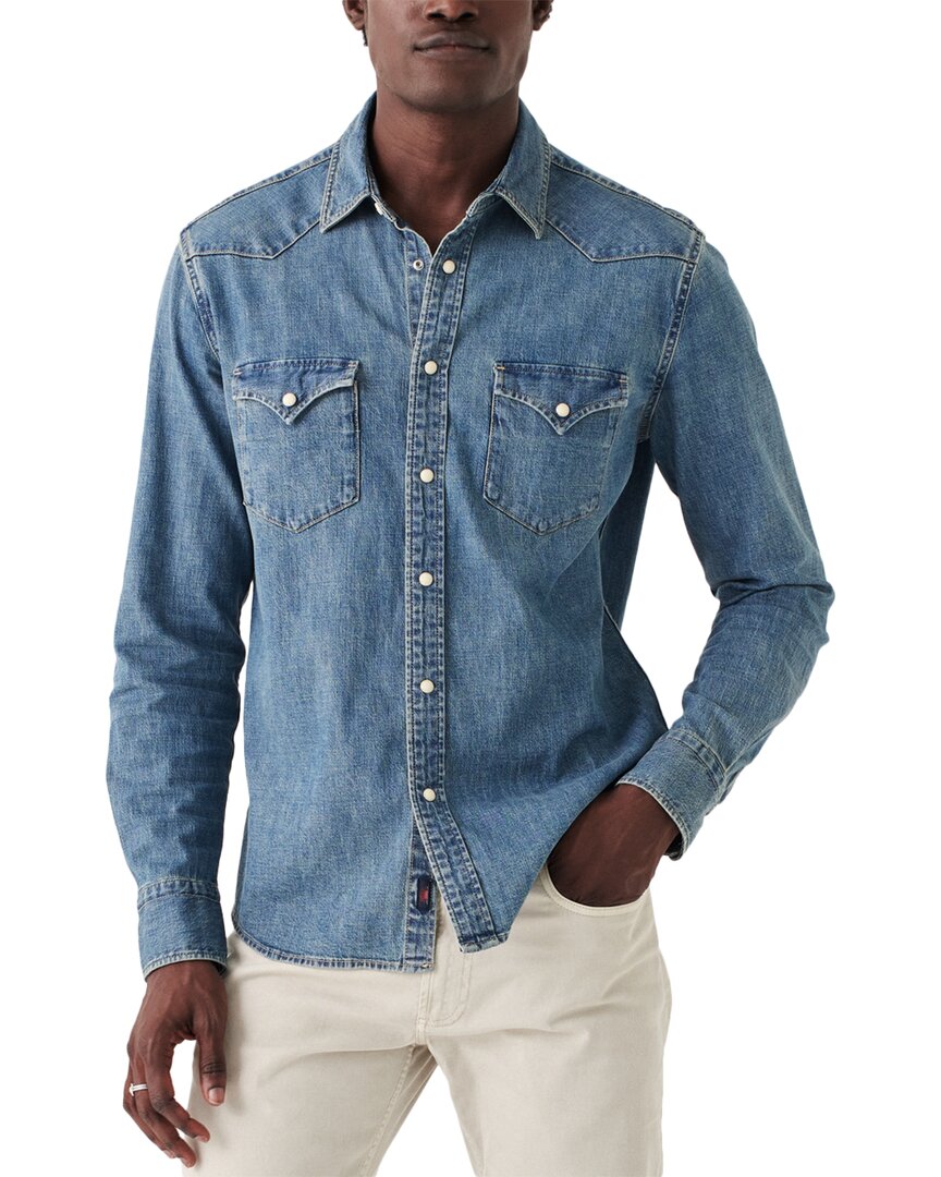 Faherty Denim Western Shirt