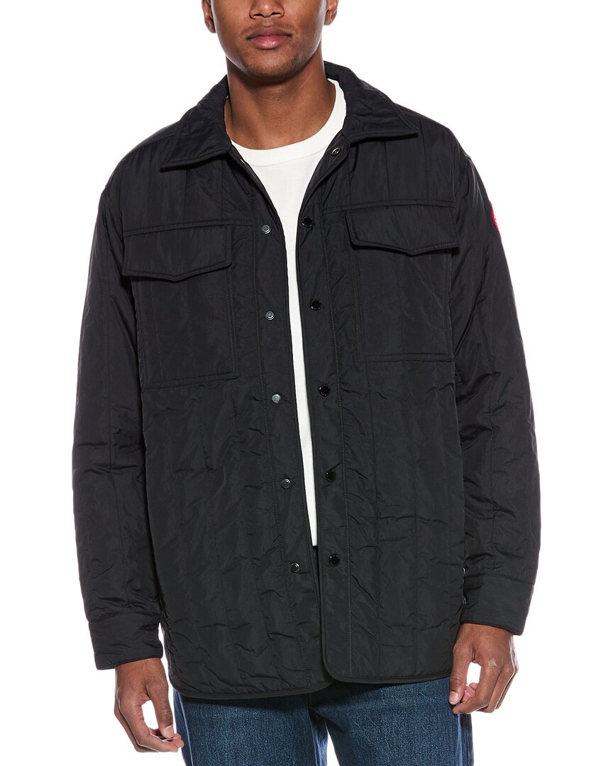 Canada Goose Carlyle Quilted Shirt Jacket In Black