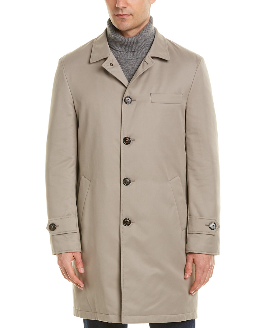 Brunello Cucinelli Trench Coat Men's 52 | eBay