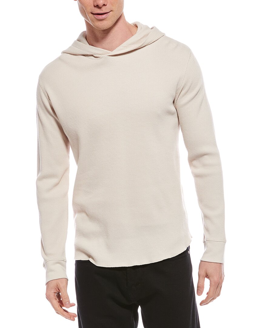 Vince Thermal Hoodie In White