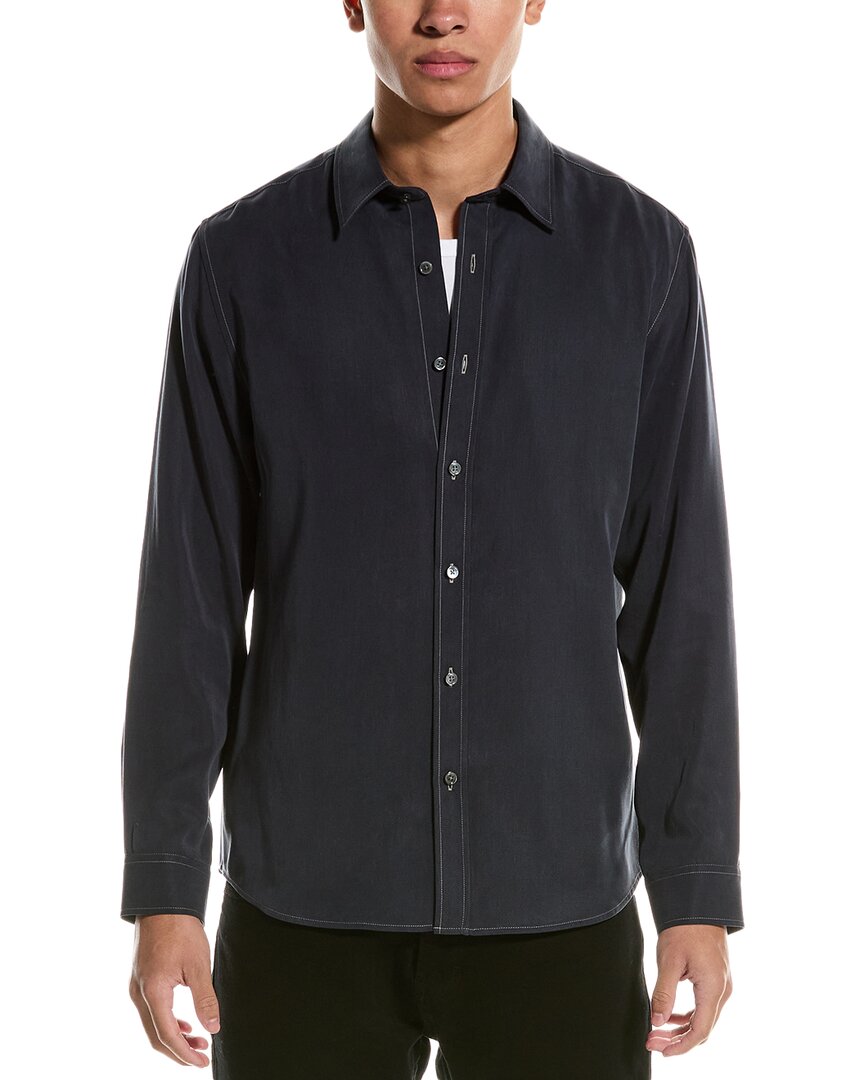 Theory Hugh Shirt In Blue