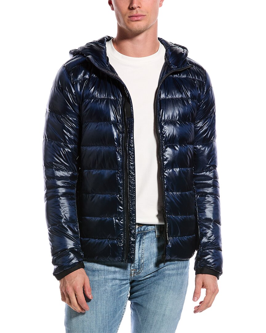 Canada Goose Navy Crofton Puffer Down Jacket In Blue