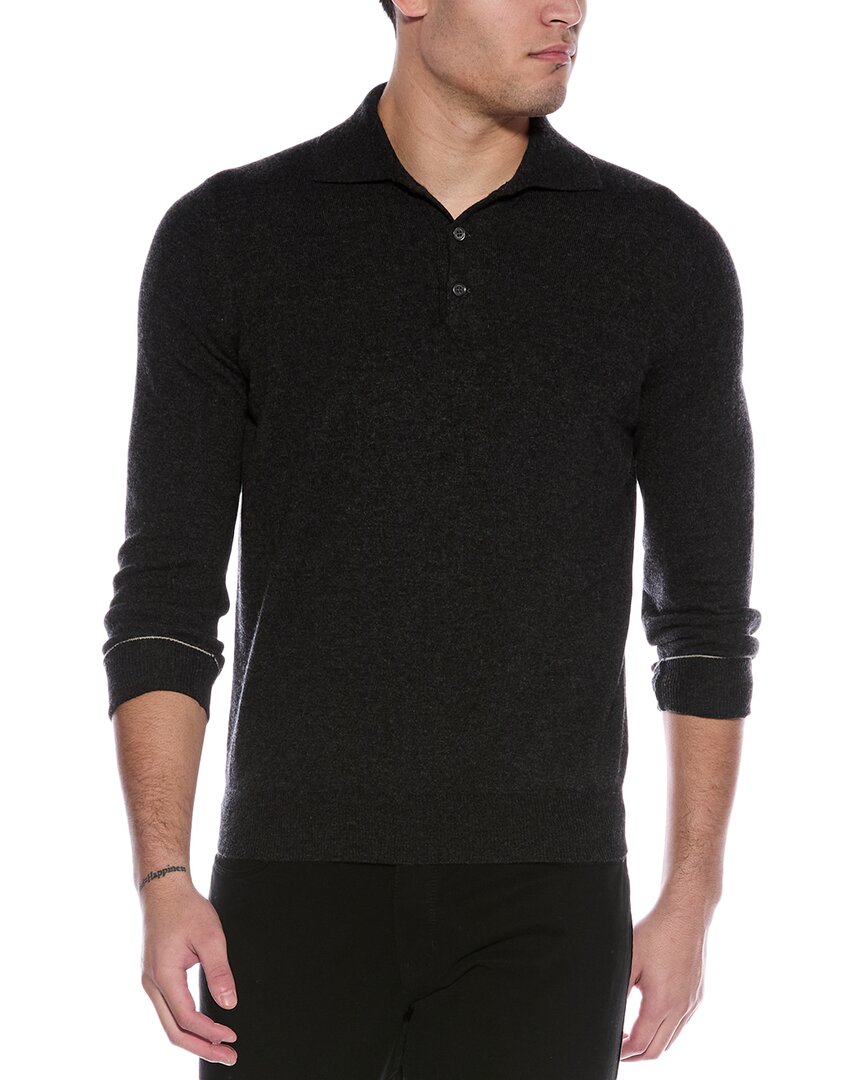 Brunello Cucinelli Cashmere Polo Sweater