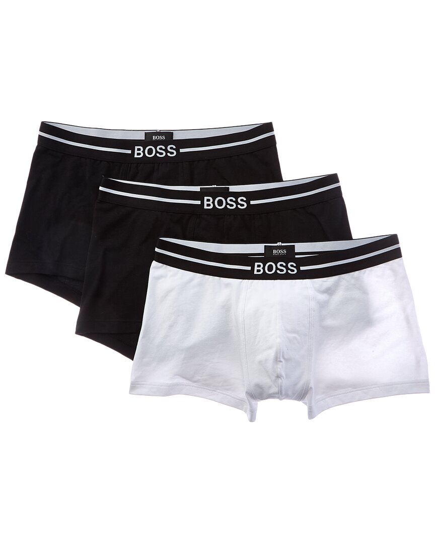 Hugo Boss 3pk Organic Stretch Boxer Trunk