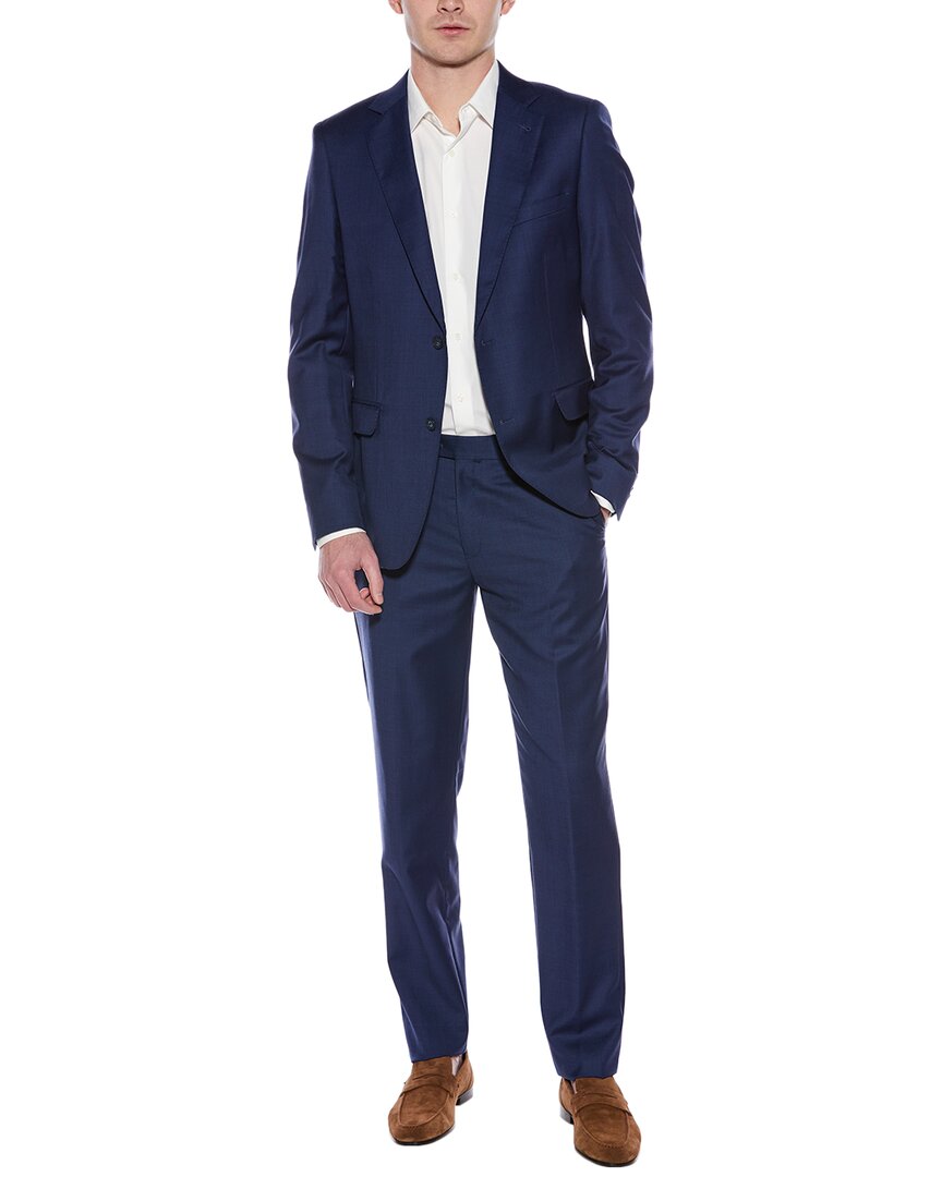 ZANETTI ZANETTI 2PC WOOL SUIT 