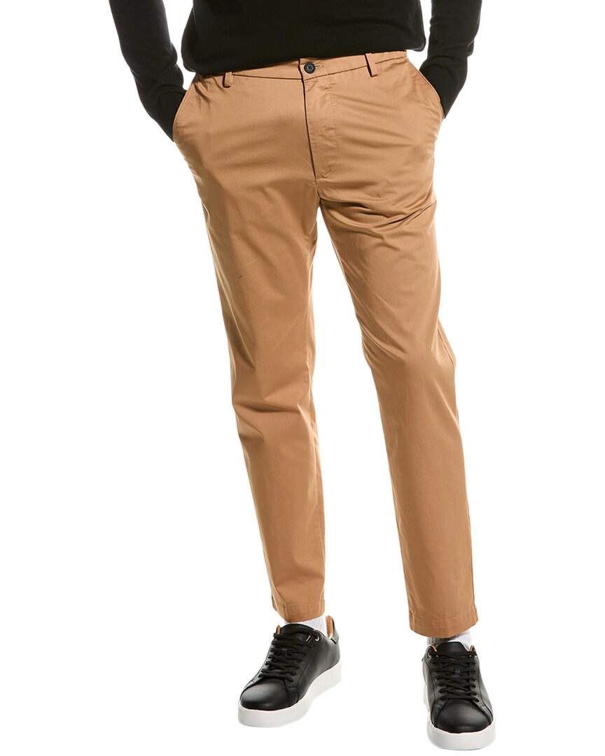 Hugo Boss Boss  Kane Tapered Fit Pant In Brown