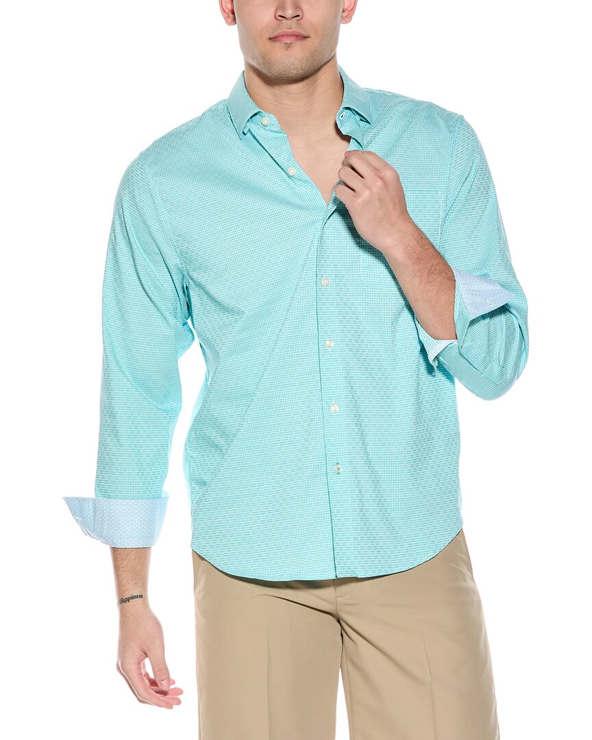 Tommy Bahama Sarasota Stretch Ventura Isles Shirt In Blue