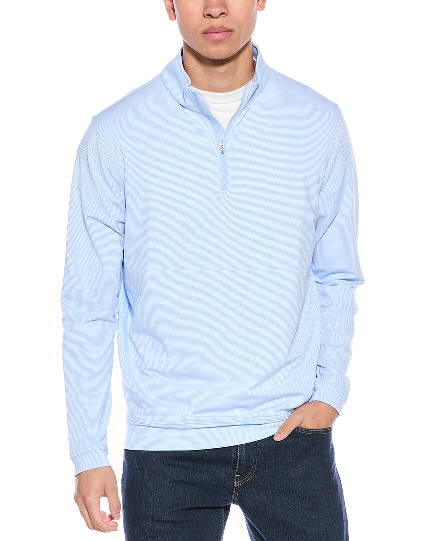 Peter Millar Quarter Zip Knitwear In Blue