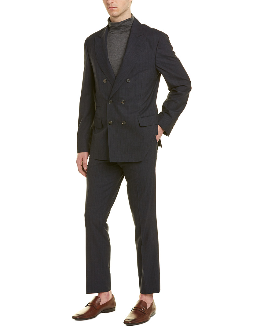 Brunello Cucinelli Wool 2Pc Suit Men's 50 | eBay