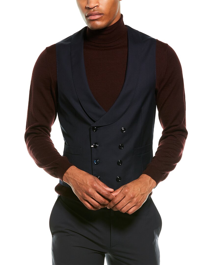 Brunello Cucinelli Wool & Silk-blend Vest