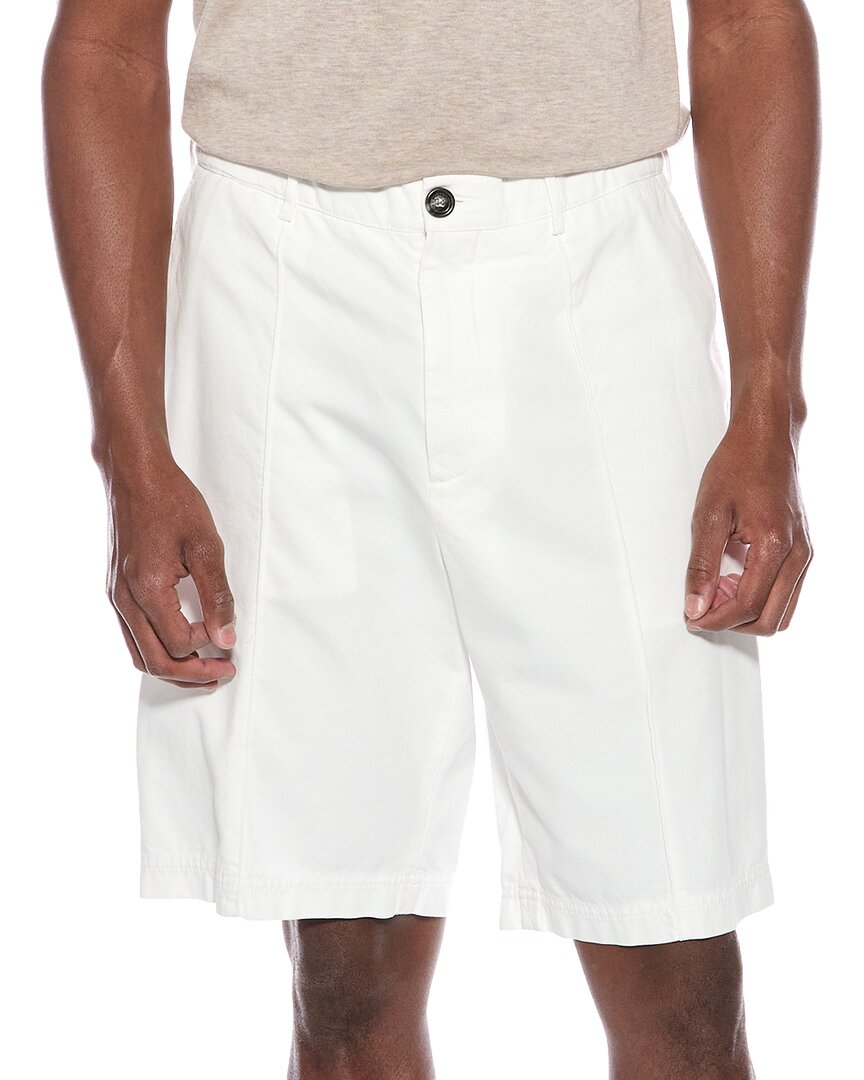 Brunello Cucinelli Cotton Bermuda Shorts Bermuda And Short White