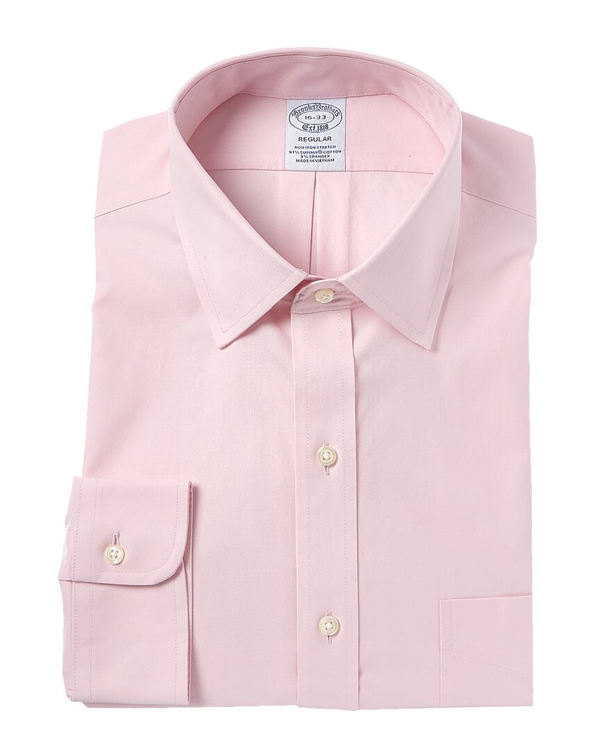 Brooks Brothers Regular Fit Dress Shirt In Pink | ModeSens