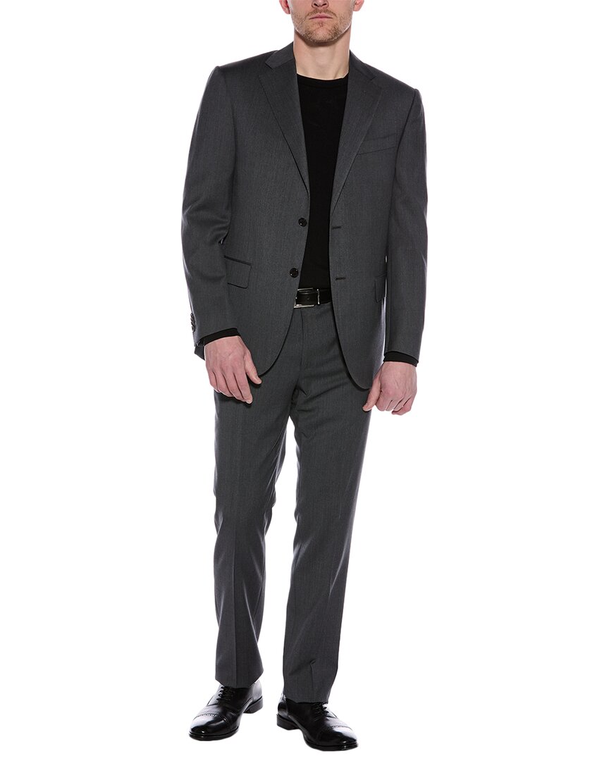 Corneliani 2pc Wool Suit In Grey