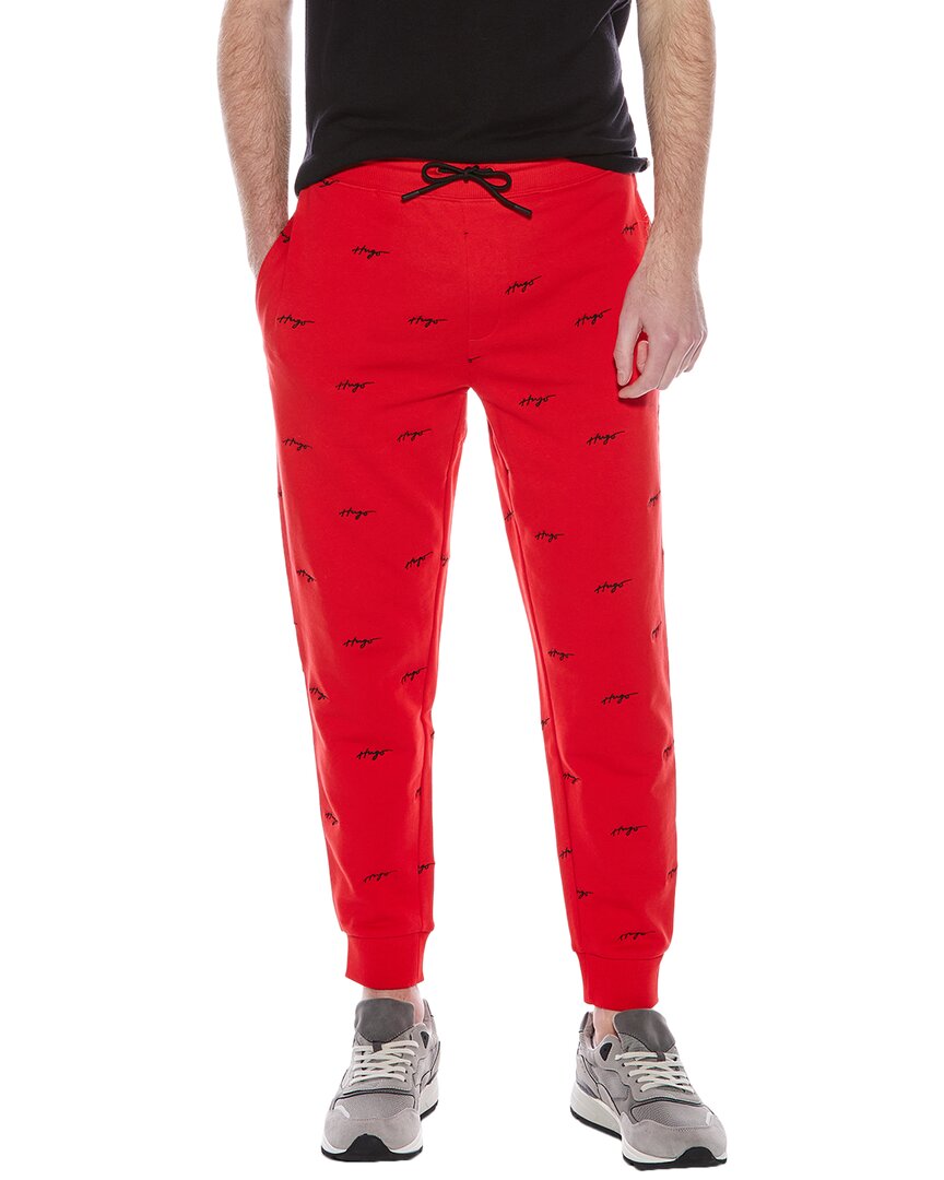 Hugo Boss By  Men's Duritiba Logo Jogger Pants In Red
