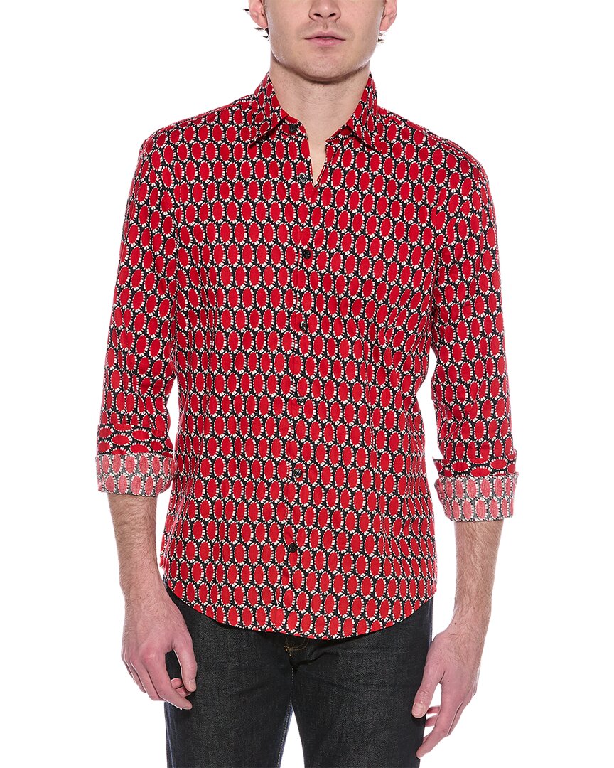 Hugo Boss Slim Fit Shirt In Red