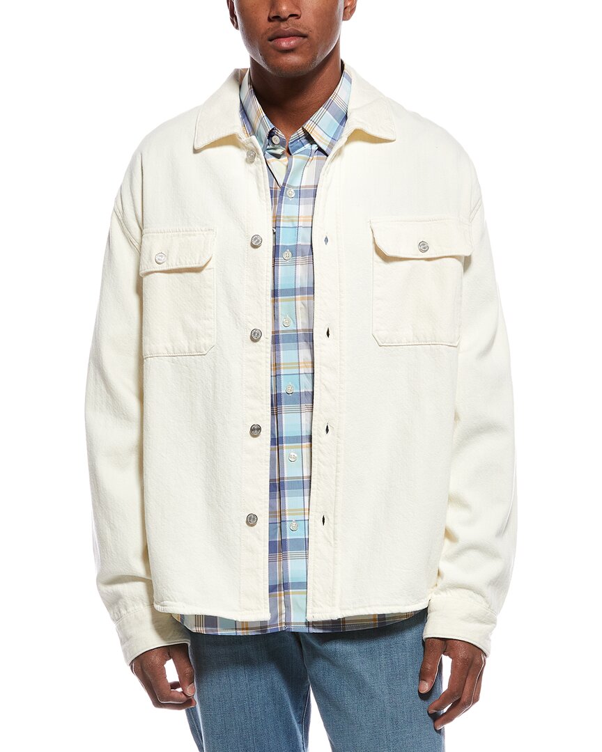 Frame Denim Textured Terry Overshirt