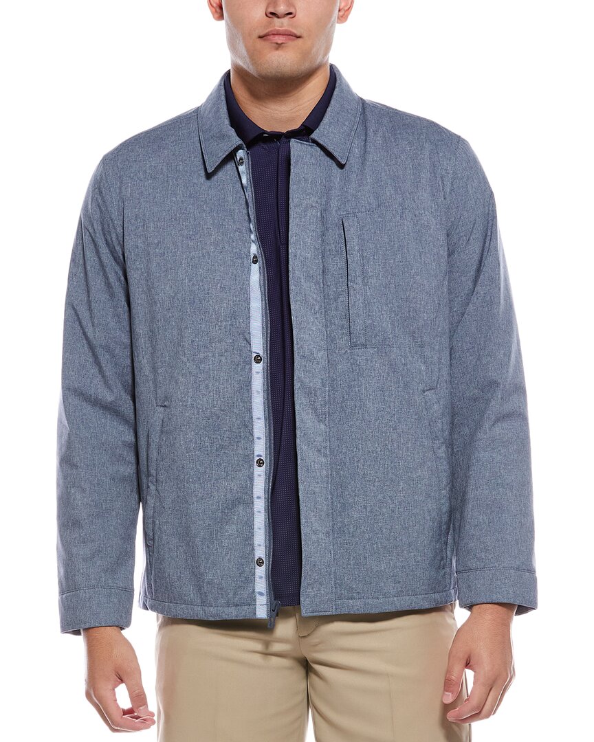 Tommy Bahama Parkcrest Shirt Jacket In Gray