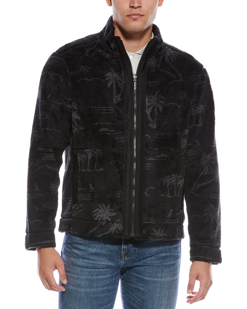 Tommy Bahama Twilight Shore Reversible Jacket In Black