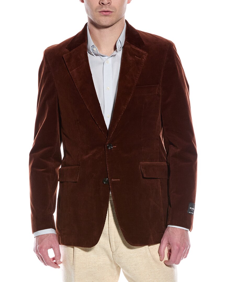 Todd Snyder Sutton Corduroy Jacket In Brown