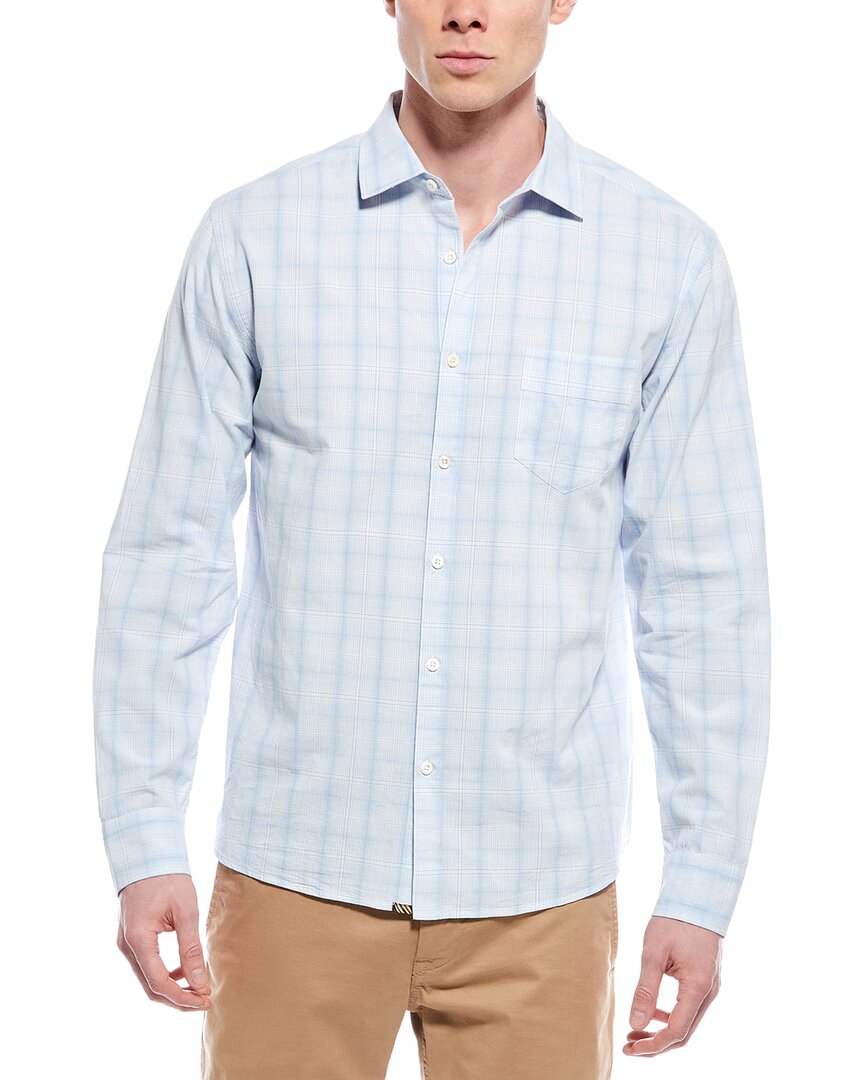 Billy Reid Pickwick Shirt In Blue