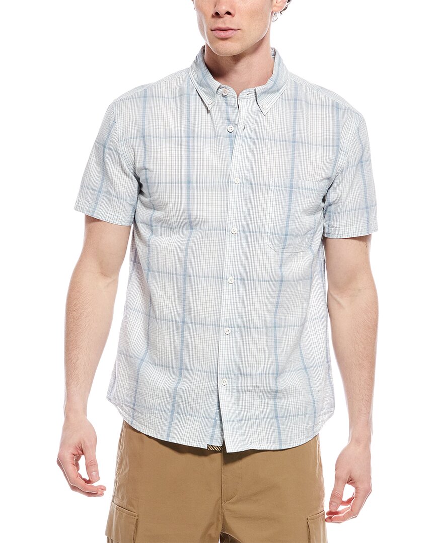 Billy Reid Standard Fit Shirt In Blue