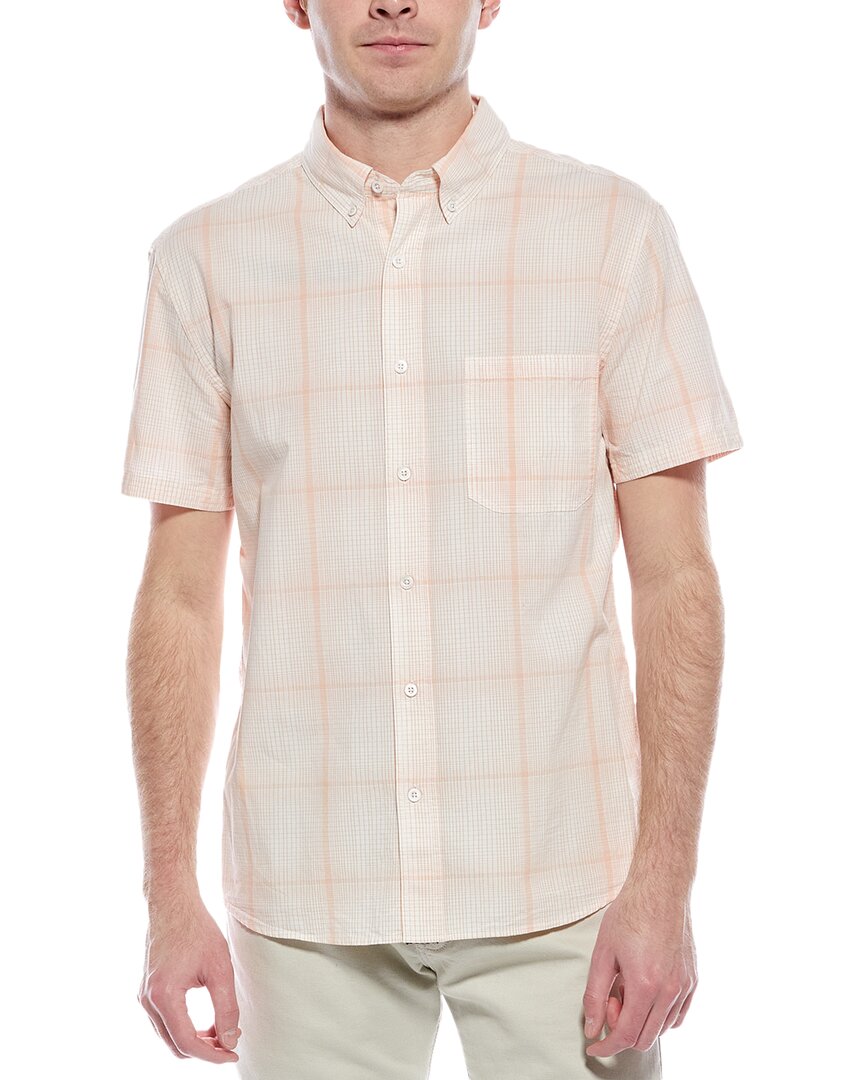 Billy Reid Standard Fit Shirt In Orange