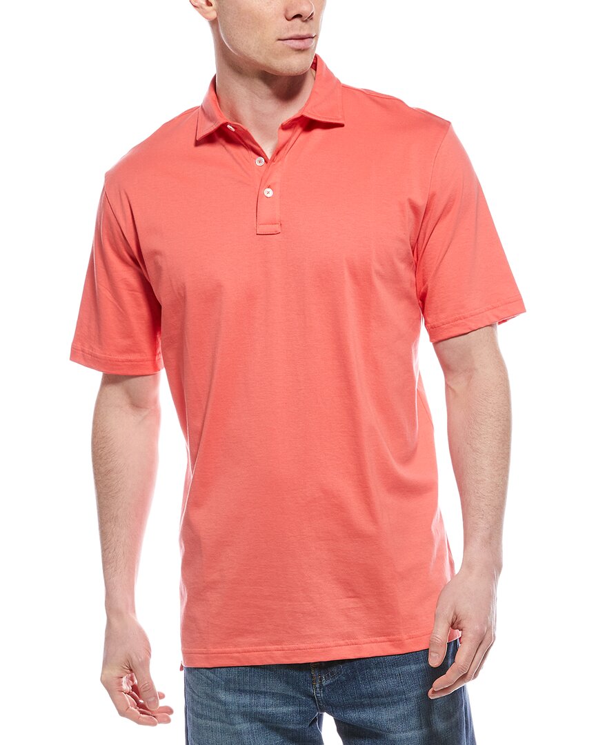 Peter Millar Crown Comfort Polo Shirt In Red
