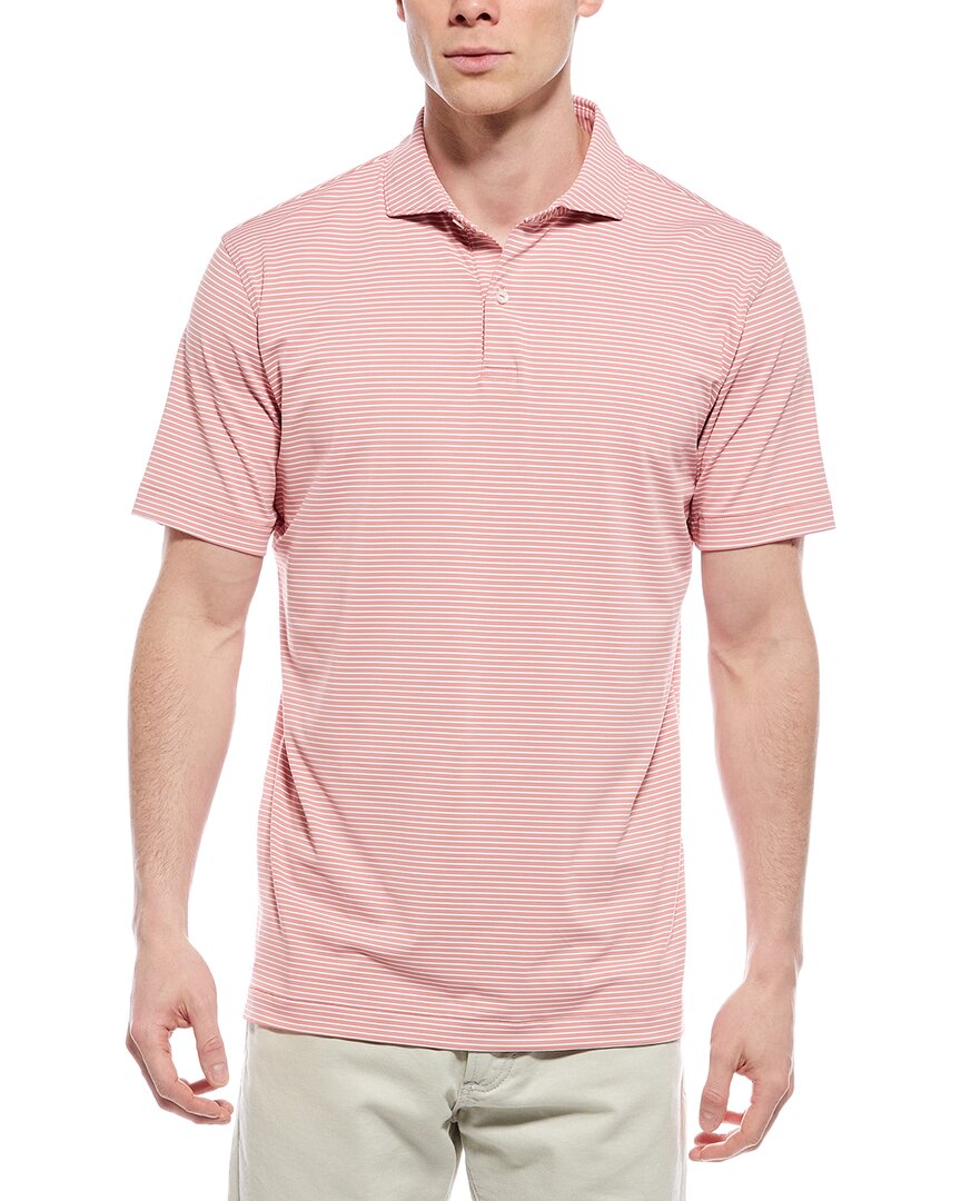 Peter Millar Ballad Performance Jersey Polo Shirt In Pink
