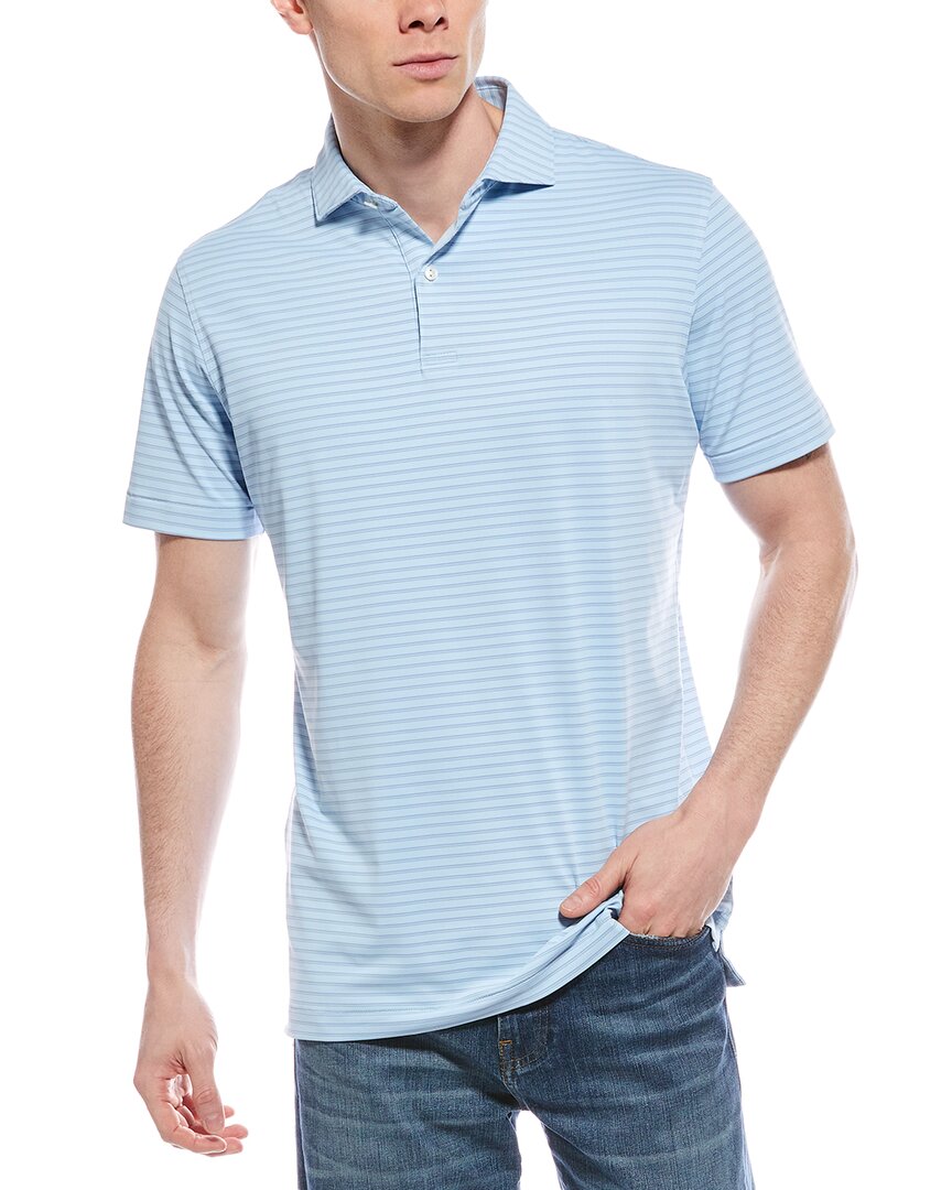 Peter Millar Ballad Performance Jersey Polo In Blue