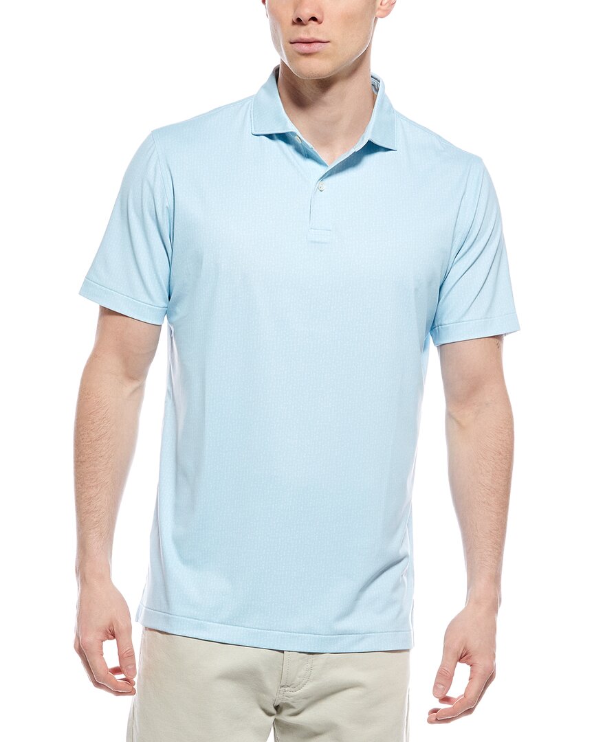 Peter Millar Keys Performance Jersey Polo Shirt In Blue