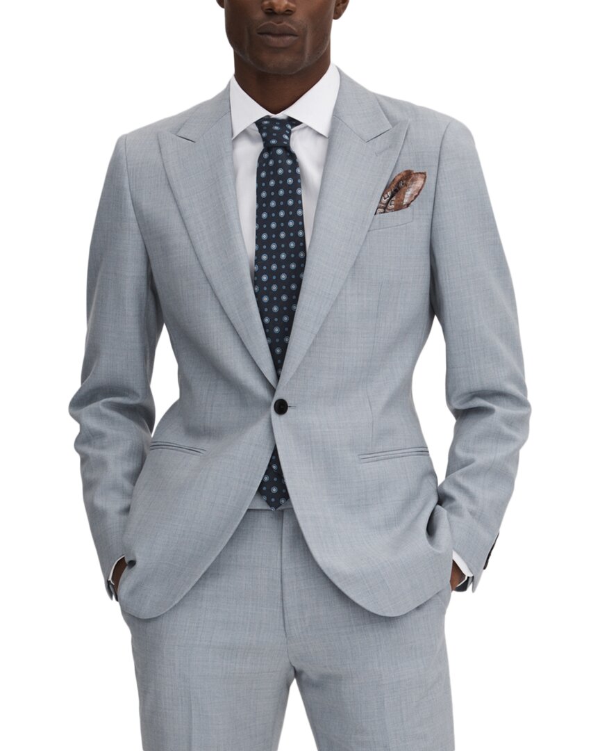 Reiss Dandy Peak Textured Blazer In Multi