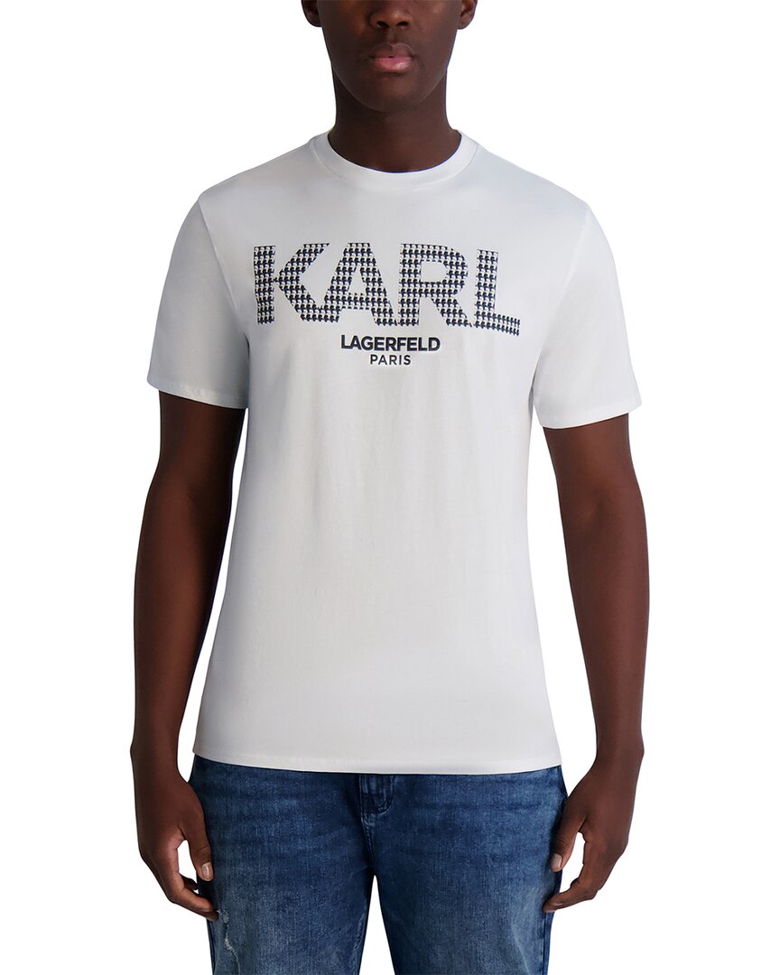 Karl Lagerfeld Paris Colorblock Logo Graphic T-shirt
