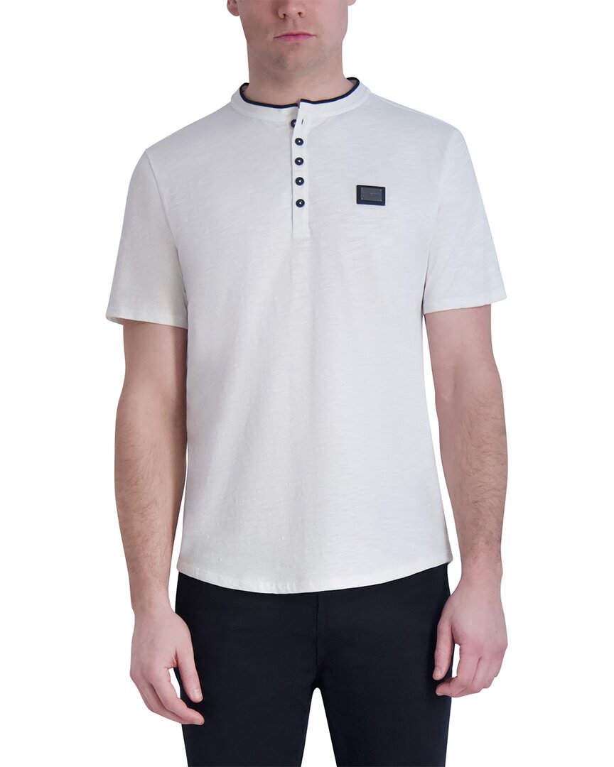 Karl Lagerfeld Henley Short Sleeve Tee